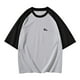 thumbnail image 1 of Playeras Para Gimnasio Para Hombre, Camiseta De Manga Corta Ancha Y Moderna Con Bloques De Color Para Hombre, Camiseta De Cuerpo Grande, 1 of 3