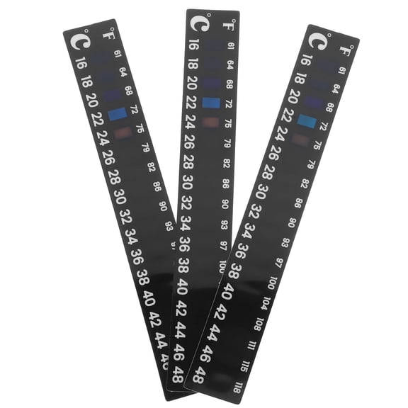 GETAJGHSD 3Pcs Adhesive Thermometer Sticker for Brewing and Fermentation Black Color