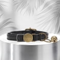 thumbnail image 5 of Unique Bargains Cat Collar Adjustable Breakaway Feature PU Cat Collar Breakaway with Bell Black, 5 of 7
