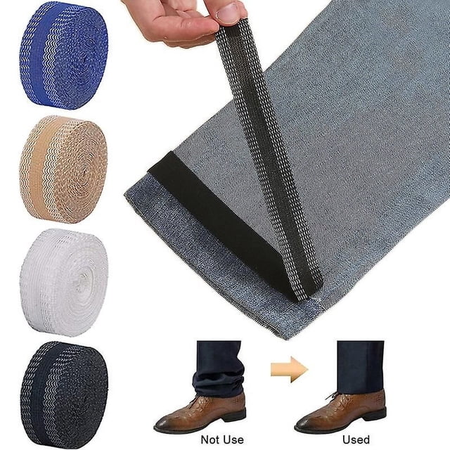 Diy Trousers Cuff Sticker Pull Side Sticker Self-adhesive Free Cutting Change Trousers Cuff Paste Close Trousers Cuff Sticker