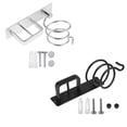 thumbnail image 3 of Matsuzay Soporte para secador de pelo, organizador de rizador de baño, soporte para secador de pelo, estante de soplador en DIY para accesorio Juegos de accesorios de baño Plata Matsuzay HA011391-01B, 3 of 6