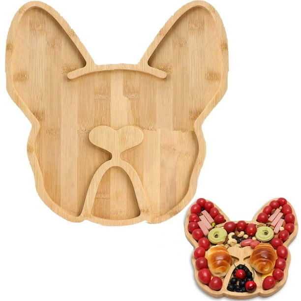 Dog Cheese Board Solid Wood Chopping Board Charcuterie Board Serving Tray Solid Wood Decorative Tray