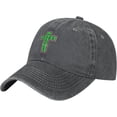 thumbnail image 2 of Jesus Saves Hat Christian Cross Bible Verse Golf Hats Retro Dad Baseball Caps, 2 of 8