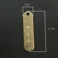 thumbnail image 3 of Chinese Style Metal Amulet Brass Eight Guardian God Pendant Zodiac Keychain Five Emperors Money Gourd Key Chain OX, 3 of 8