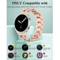 thumbnail image 5 of Wearlizer Celtic Bracelet Band Compatible with Samsung Galaxy Watch 9/8 40mm 44mm & Watch 8 Classic 46mm Women, Dressy Stainless Steel Jewelry Link Strap, Elegant Metal Watch Band, 5 of 7