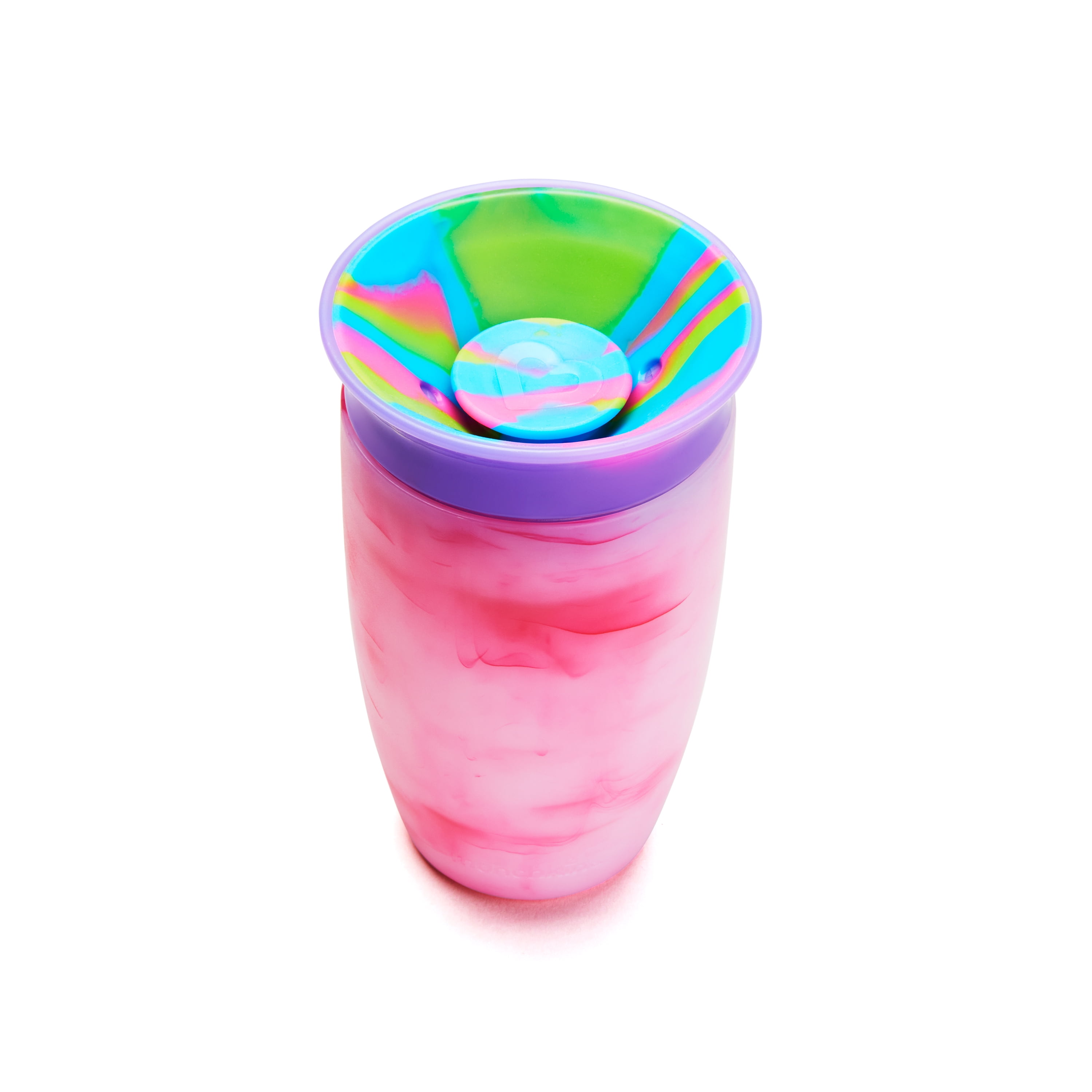 Munchkin® Miracle® 360° Spoutless Tie Dye Sippy Cup, 10 oz, Pink, Unisex