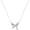 Silver, variant on Rhinestone Bow Small Choker Necklace Gold Silver Plated Boho Vintage Bowknot Bow Tie Sparkly Crystal CZ Tiny Chain Necklace for Women Minimalist Birthday Christmas Party Fashion Jewelry Gifts