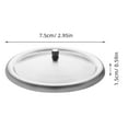 thumbnail image 2 of BESTYASH 2Ud Cubiertas Selladoras De Acero Inoxidable Para Tazas Protegen Contra Polvo Y En Casa, 2 of 7