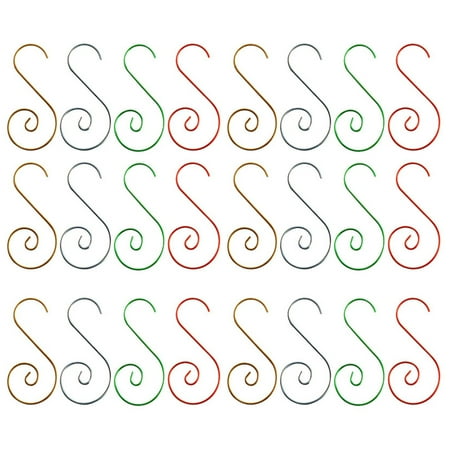 

50Pcs Christmas Wreath Hooks Creative Metal Hanging Hook (Random Color)