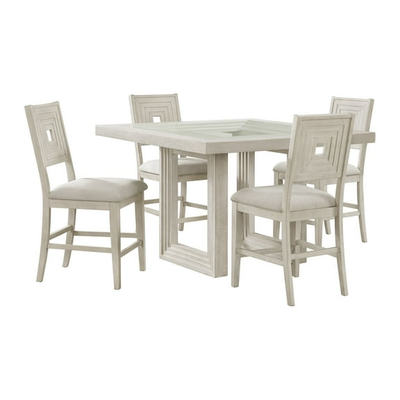 Picket House Furnishings Rhiannon  5PC Square Counter Height Dining Set