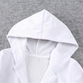 thumbnail image 6 of Elainilye Fashion Toddler Boys Girls Robe Christmas Winter Soft Fleece Bathrobe with Belt Home Wear Sleepwear Robe for Gift,White, 6 of 8