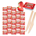thumbnail image 1 of 30 On-The-Go Cups of Strawberry Jelly + 2 Wooden Knives & PaLiSoL CREATiONS Original Sticker, 1 of 4
