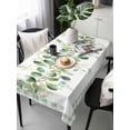 thumbnail image 6 of Eucalyptus Leaves Table Cloth, Waterproof Tablecloth for Rectangle Tables, Sage Green Plaid Watercolor Reusable Washable Fabric Table Cover for Restaurant Kitchen Dining Tables 60"x120", 6 of 9