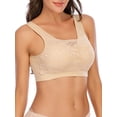 thumbnail image 2 of LELINTA Womens Sexy Racerback Lace Bralette Bustier Breathable Top Lace Bra, 2 of 8