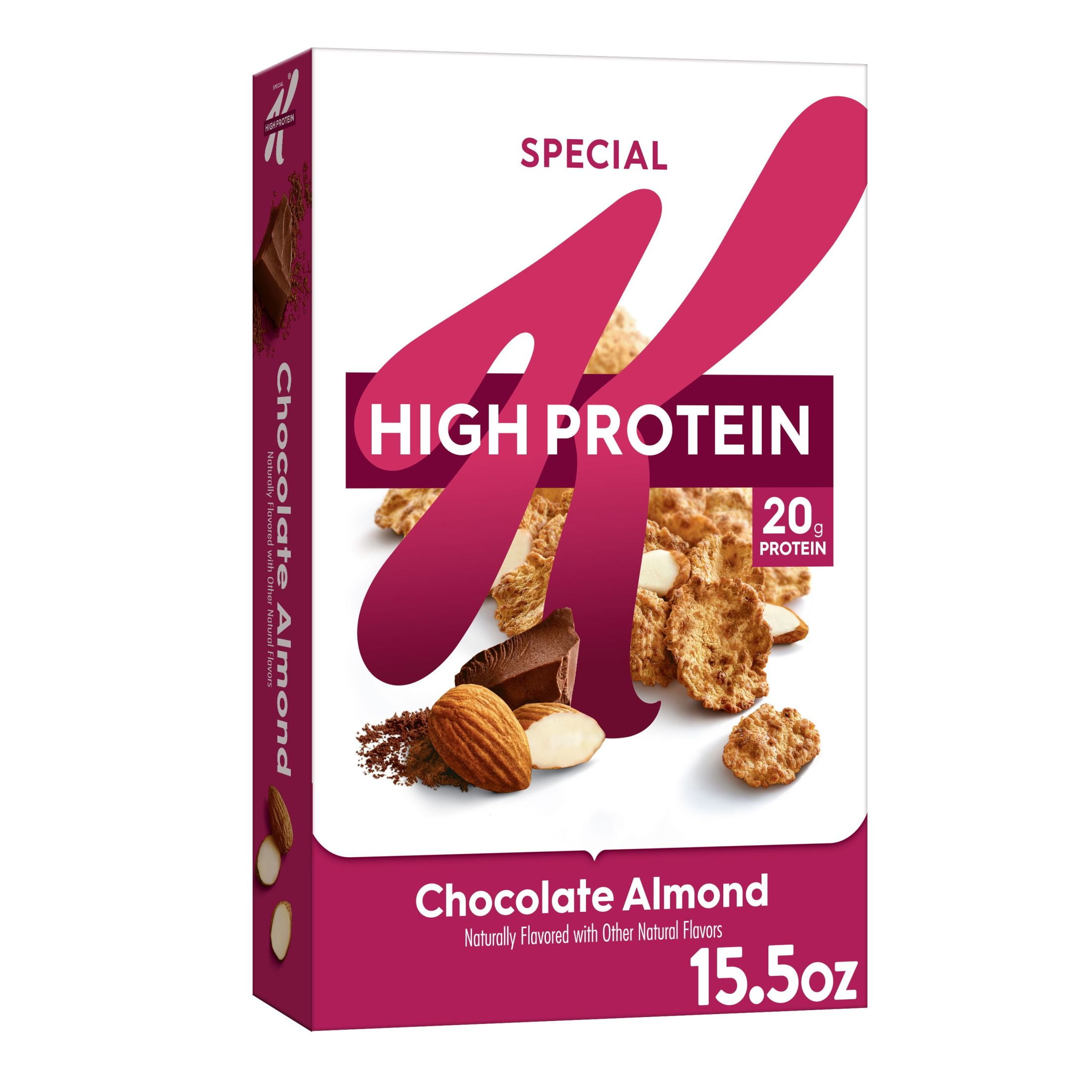 Kellogg's Special K High Protein Chocolate Almond Cold Breakfast Cereal, 15.5 oz