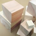 thumbnail image 6 of Masteelf 60pcs Wooden Cubes Unfinished Square Wooden Birch Blocks for Puzzle Making Crafts and DIY Projects ( 20mm ), 6 of 10
