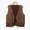 Brown, variant on RTKFRFLM Kids Western Cowboy Suede Vest Unisex Fringed Tassel Sleeveless Jacket Toddler Cowgirl for Party Play