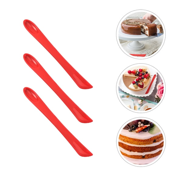 SEWCHICS Multipurpose Silicone Baking Accessory Red Easy to Clean 3Pcs