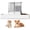 White, variant on Automatic Cat Feeder and Water Dispenser, 2 in 1 Gravity Pet Food Feeder and Water Dispenser Detachable Cat Food Dispenser for Small Dogs and Cats, White