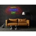 thumbnail image 2 of Glowneon Happy Father's Day Neon Sign, Father's Day Gift, Idea, 2 of 4