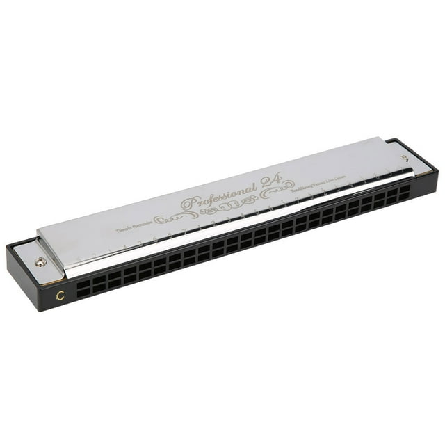 Harmonicas For Adults, Professional Harmonica, Double-row Blowing Hole Beginner Kids Professionals For Student Silver