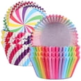 thumbnail image 1 of Shisuyan Muffin Liners Rainbow 200Pcs 2.75 X 2.75 X 1.18 In, 1 of 9