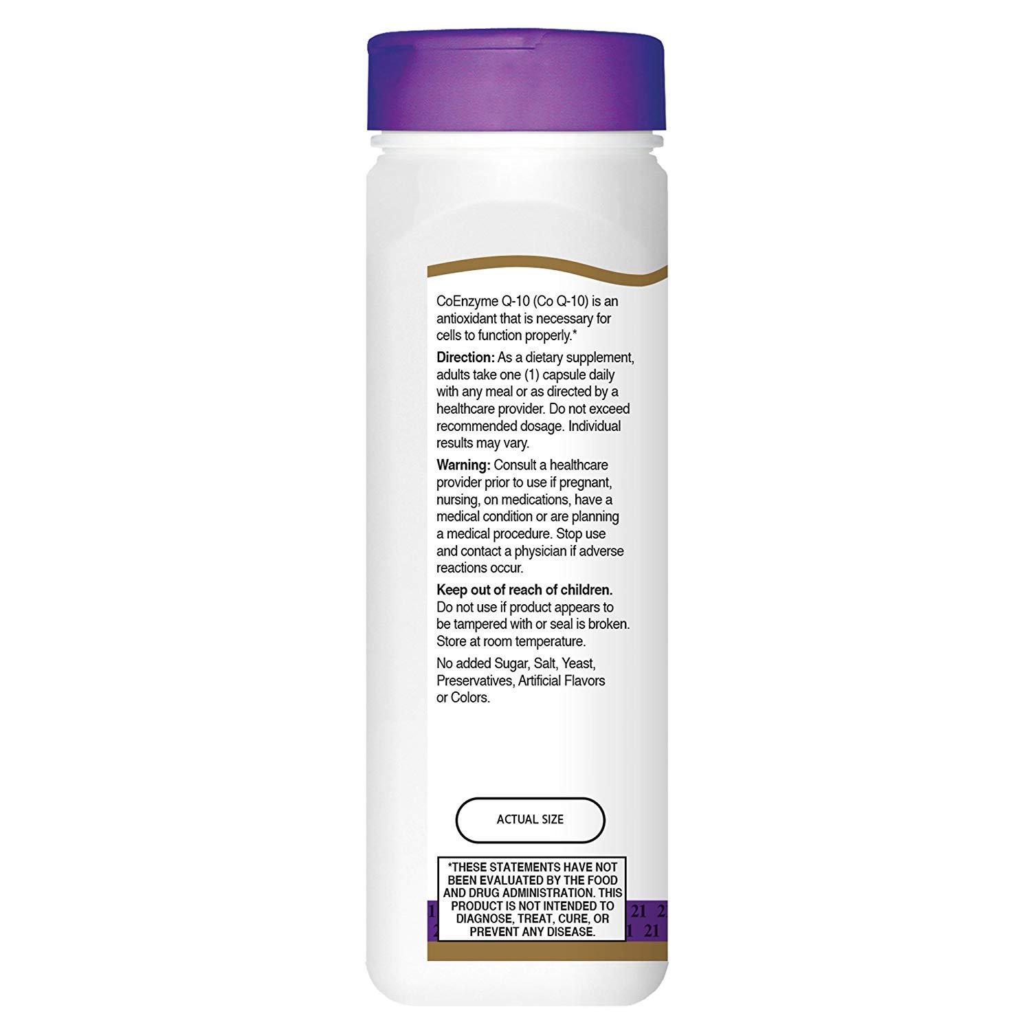 21st Century CoQ10 200 mg Capsules 120 Each