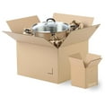 thumbnail image 2 of 26"x20"x12" Brown/ Corrugated Cardboard Shipping Boxes 15-Pack | Mailing, Packing, Moving & Storage for Business/Home – Durable - Eco-Friendly, Recyclable - Made in the USA, 2 of 8