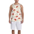 thumbnail image 6 of Rocae Cartoon Flat Mushrooms for Men's Basketball Jersey Lightweight and Breathable Athletic Tank Top,Quick-Drying Sports Jersey Medium, 6 of 9