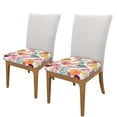 thumbnail image 2 of Uemuo Butterflies and Roses Pattern Waterproof Square Couch Cushion Covers, Magic Sofa Covers Washable, Stretch Sofa Seat Cushion Slipcovers, 2 of 9