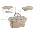 thumbnail image 4 of Beforeyayn Multi-Function Picnic Basket Waterproof 15L Capacity PP Picnic Basket & Bag Type Holiday Savings Gifts, 4 of 7