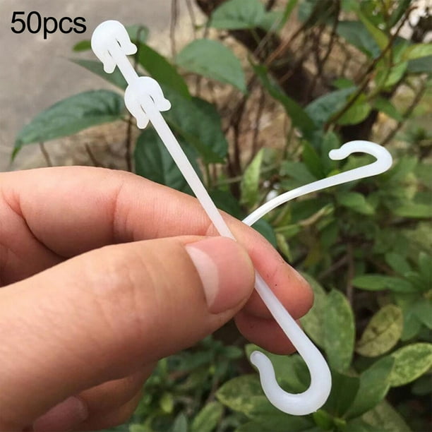 50 clips de soporte para s que evitan que los pellizquen o se caigan, esparcidor de presión y tracción de s para s de 95 cm DYNWAVEMX Gancho Soporte Tomate