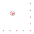 thumbnail image 1 of Bearachild Grips Caps Cómoda forma de pata de gato Reemplazo perfecto Thumbstick Cover Suministros de videojuegos para doméstico rosa rosa sobre blanco 10piezas, 1 of 6