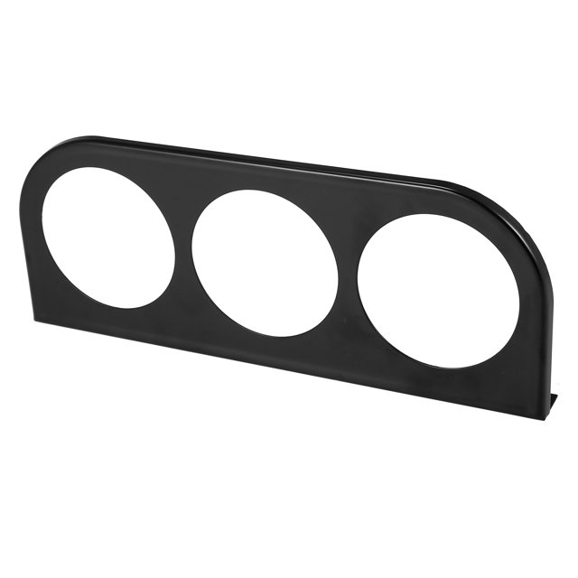 52mm 2" Triple 3 Hole Metal Car Universal Console Dashboard Gauge Holder Pod Meter Mount Panel Shell Bracket Black