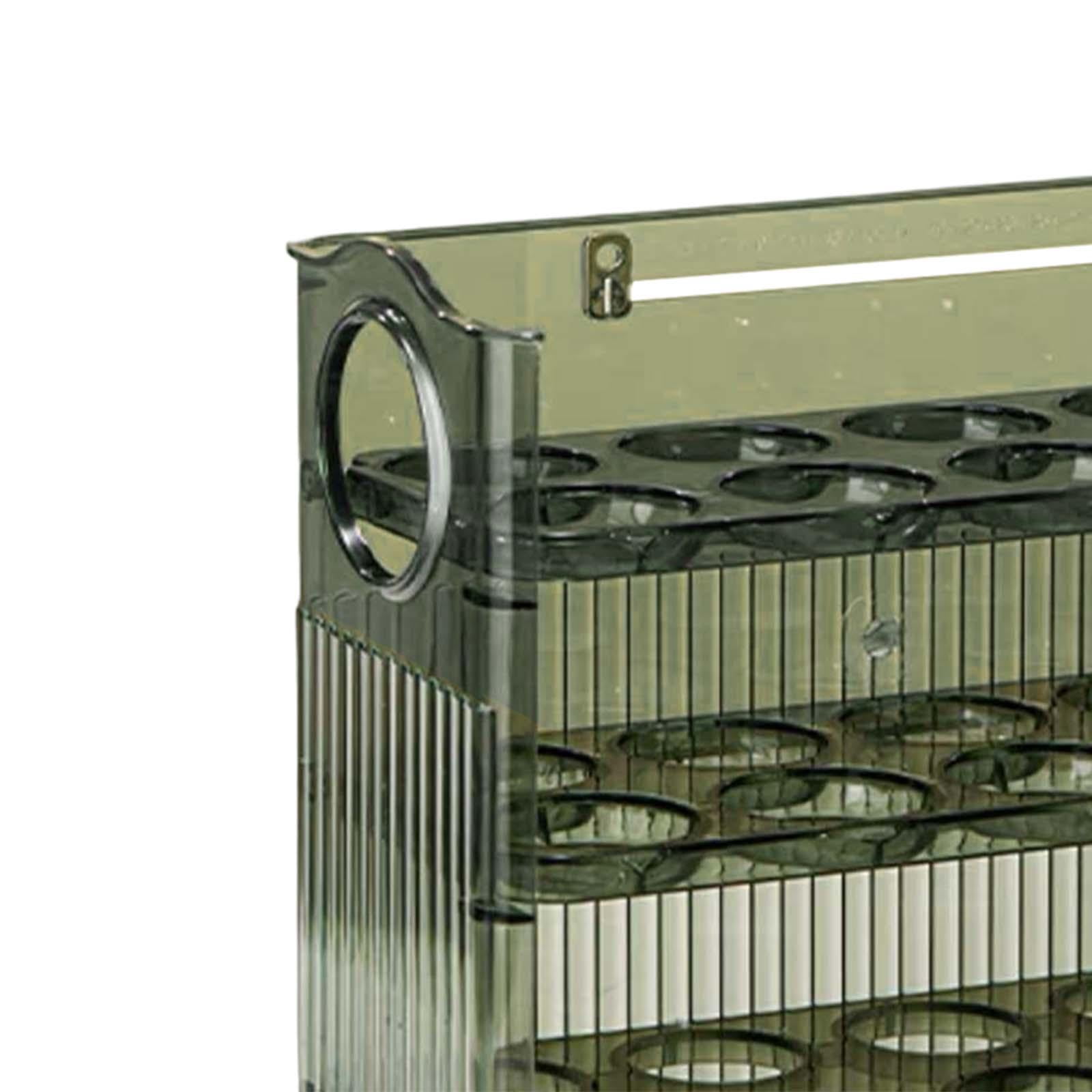 3 Layer Egg Storage Container,Egg Fresh Storage Box,Egg Holder Egg Tray for Kitchen Countertop Green