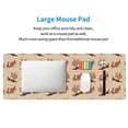 thumbnail image 5 of Rocae Cartoon Squirrel for Gaming Mouse Pad, Mouse Pad Large, Office Computer Keyboard Mousepad, Keyboard and Mouse Pad with Stitched Edges,31.5 x 11.8 in, 5 of 5