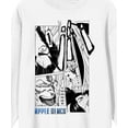 thumbnail image 2 of Saturday AM Apple Black Manga Page Sano vs Grudon Adult White Crew Neck Sweatshirt - XXL, 2 of 3