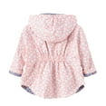 thumbnail image 2 of Baby Girls Sweatshirt Toddler Kids Baby Grils Boys Print Jacket Zipper Hooded Windproof Coat Baby Crew Neck Sweatshirts Pinks 110, 2 of 8