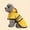 Yellow, variant on Keep Your Pet Dry And Comfortable - Adjustable Waterproof & Windproof Dog Raincoat! (Yellow,XS)