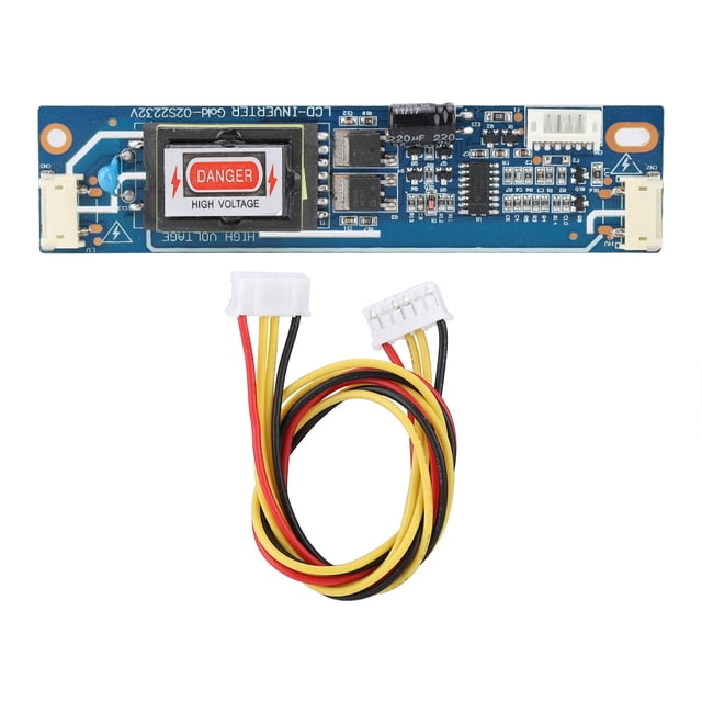 Placa inversora de lámpara dual CCFL de puerto pequeño compatible con retroiluminación de 10 a 28 V y alta presión para pantallas LCD de 10 a 22"