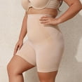 thumbnail image 3 of Shapewear High Waisted Body Shorts Girdles Thigh Slimmer - Non-Roll Down, Thigh Support, -Lifting, Light Compression, XS-4XL Sizes, Nylon Spandex, 3 of 8