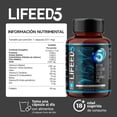 thumbnail image 3 of Multivitaminico Cabello LIFEED5 60 Dias con Biotina Colágeno Hidrolizado Vitamina A Vitamina B5 Vitamina C Vitamina D3 Vitamina E Calcio y Zinc Suplemento Alimenticio, 3 of 9