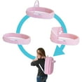 LulyBoo Baby Lounge To Go Travel Bed, Pink