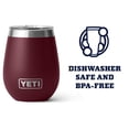 thumbnail image 3 of Vaso para beber YETI Rambler, 10 onzas, con aislamiento al vacío, rojo, 3 of 8
