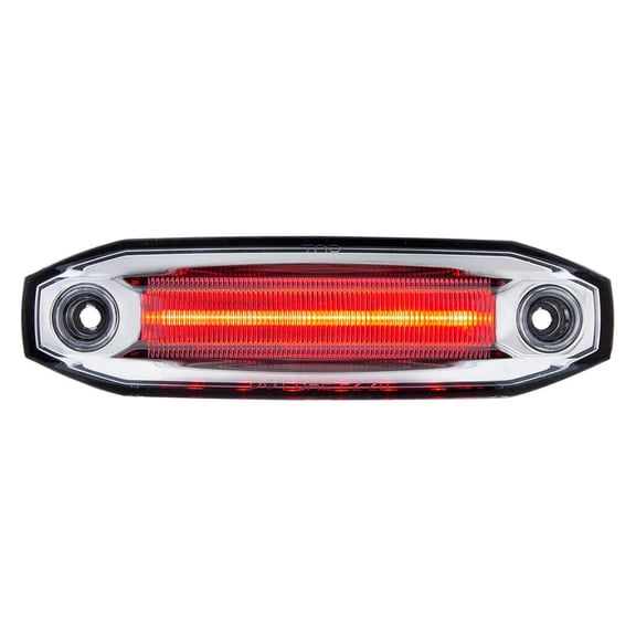 6 Red LED Light (Clearance/Marker) With 6 Red LED Side Ditch Puddle Light