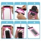 thumbnail image 5 of Bolsas impermeables móviles de 2 piezas de Unique Bargains, color rojo rosa, funda impermeable universal compatible con teléfonos de 5.51"x10.43", 5 of 6