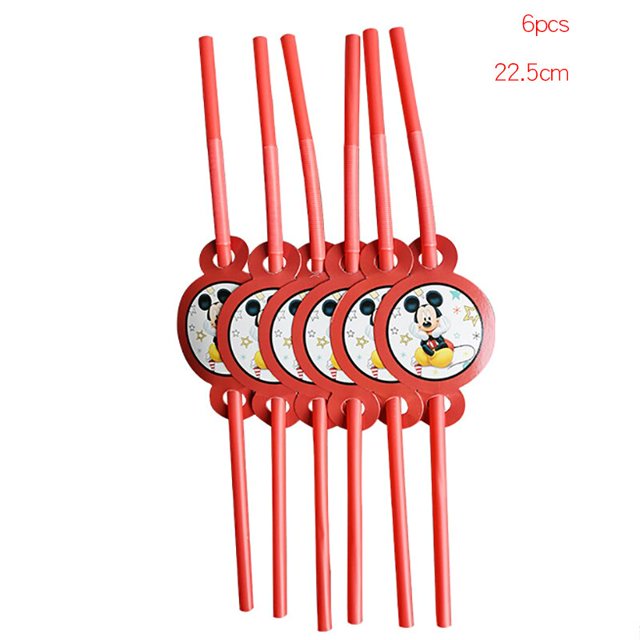 Kid Favor Mickey Mouse Theme Children's Birthday Party Arrangement Decor Paper Cup Banner Tablecloth Disposable Party Supplies Gao Jinjia LED