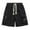Black, variant on Drawstring Lightweight Breathable Wide Leg Shorts for Men Outdoor Elastic Waist Short Pants Daily Casual Hiking Running Shorts with Pockets