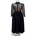 thumbnail image 4 of Women Bandage Party Long Dress  Print High Slit Dress, 4 of 6