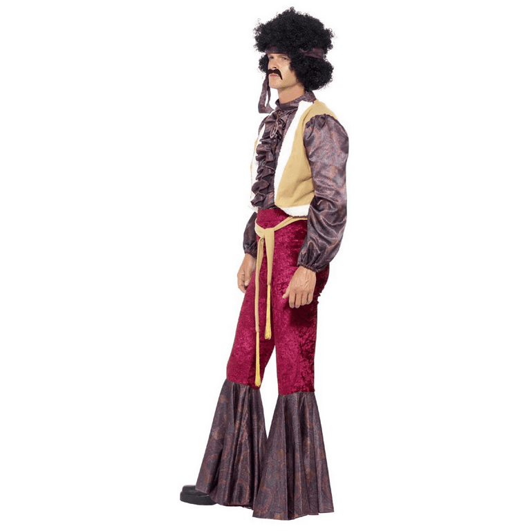70s Psychedelic Rocker Costume Adult Purple 70s Psychedelic Rocker Costume Adult Purple